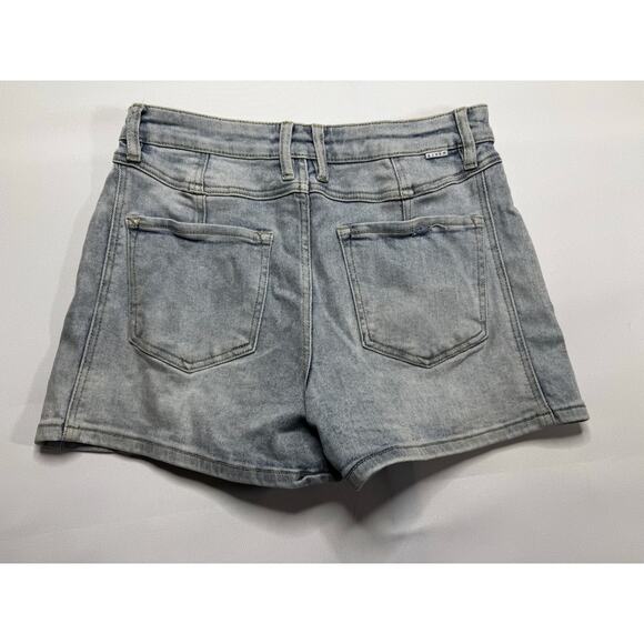 Risen Jeans Women's High RIse Western Style Denim Shorts - Size M (30x3) - Picture 2 of 6
